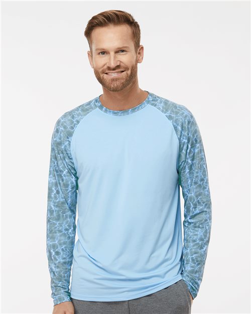 Paragon 231 Men's Panama Colorblocked Long Sleeve T-Shirt