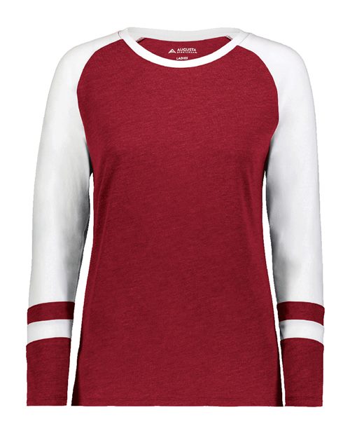 Augusta Sportswear 2917 Women's Triblend Fanatic 2.0 Long Sleeve T-Shirt