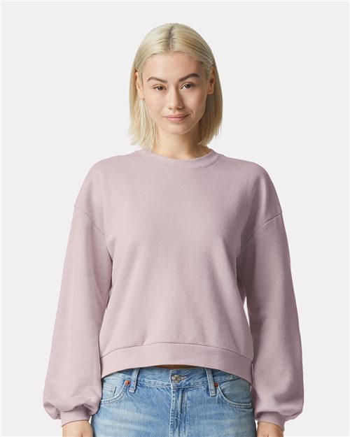 American Apparel RF494 Women's ReFlex Fleece Crewneck Sweatshirt