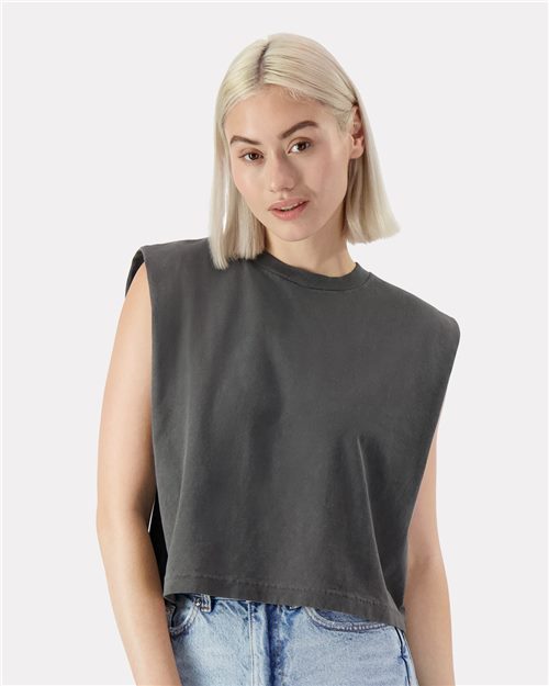 American Apparel 307GD Women's Garment-Dyed Heavyweight Muscle Tee