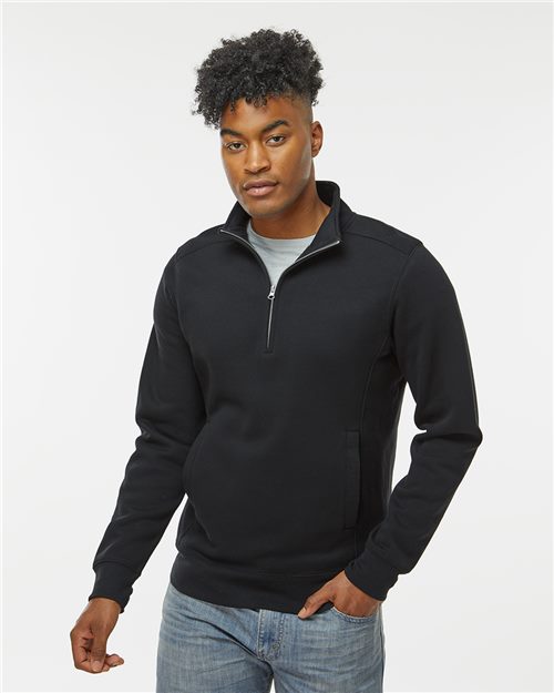 J. America 8717 Unisex Heavyweight Fleece Quarter-Zip Sweatshirt