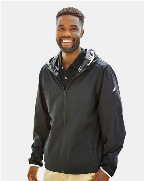 Nautica N17926 Men's Stillwater Hooded Windbreaker