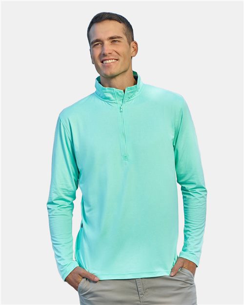 Nautica N17924 Men's Saltwater Quarter-Zip Pullover