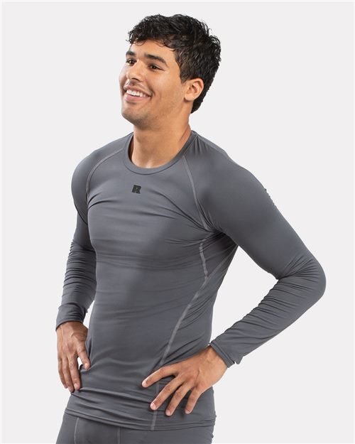 Russell Athletic R20CPM Unisex CoolCore Long Sleeve Compression Shirt