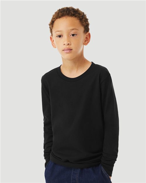 BELLA + CANVAS 3513Y Youth Triblend Long Sleeve Tee