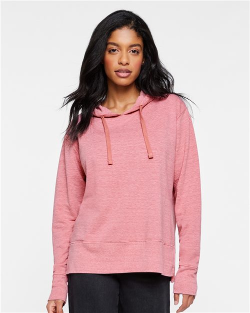 LAT 3536 Women's Vintage Wash Hoodie Sweatshirt