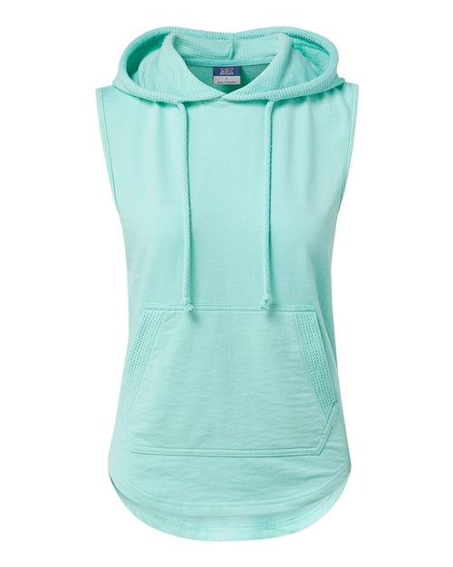MV Sport W24131 Women's Kinsley Sleeveless Hooded Sweatshirt