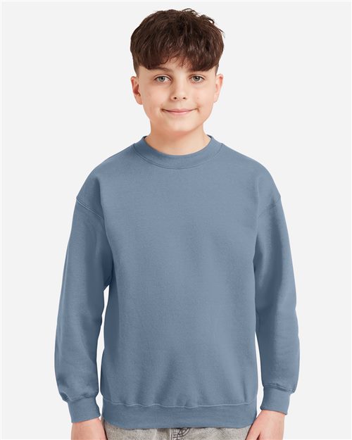 Gildan SF000B Youth Softstyle Midweight Crewneck Sweatshirt