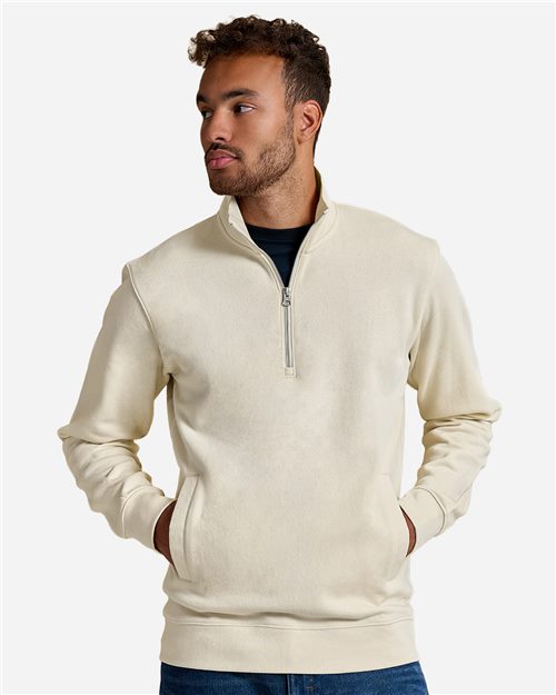 J. America 8722 Unisex BTB Fleece Quarter-Zip Sweatshirt