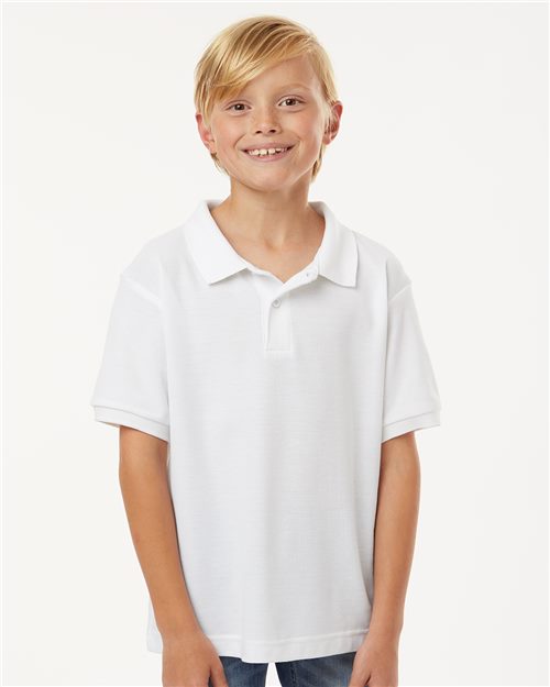 AllPro 62800Y Youth Pique Polo