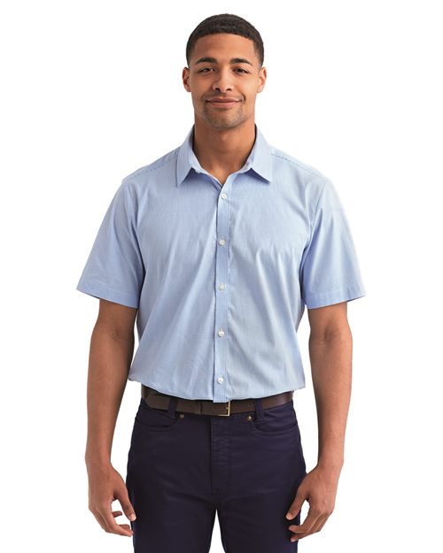 Artisan Collection by Reprime RP221 Men's Microcheck Gingham Cotton Shirt