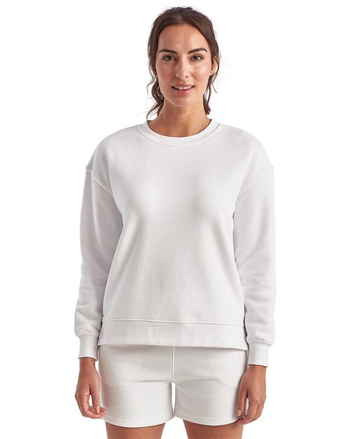 TriDri TD600 Women's Billie Side-Zip Crewneck Sweatshirt
