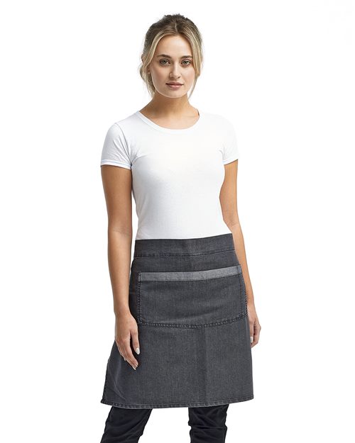 Artisan Collection by Reprime RP128 Domain Contrast Denim Waist Apron
