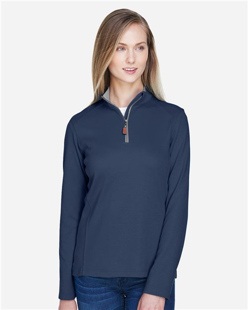 Devon & Jones DG479W Women's DRYTEC20 Performance Quarter-Zip Pullover