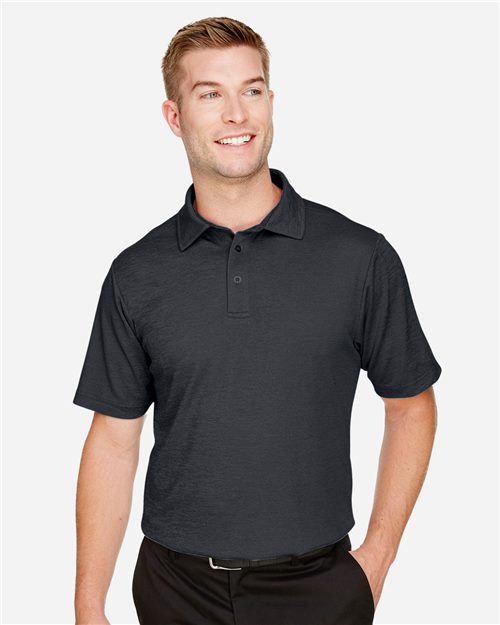 Devon & Jones DG22 Men's CrownLux Performance Address Mélange Polo