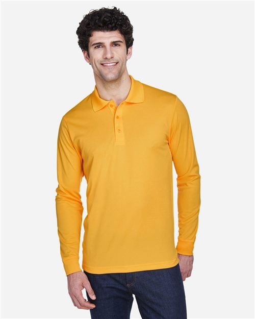 CORE365 88192 Men's Pinnacle Performance Long Sleeve Piqué Polo