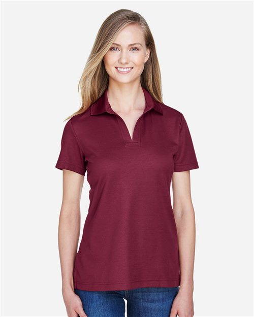 Devon & Jones DG20W Women's CrownLux Performance Plaited Polo