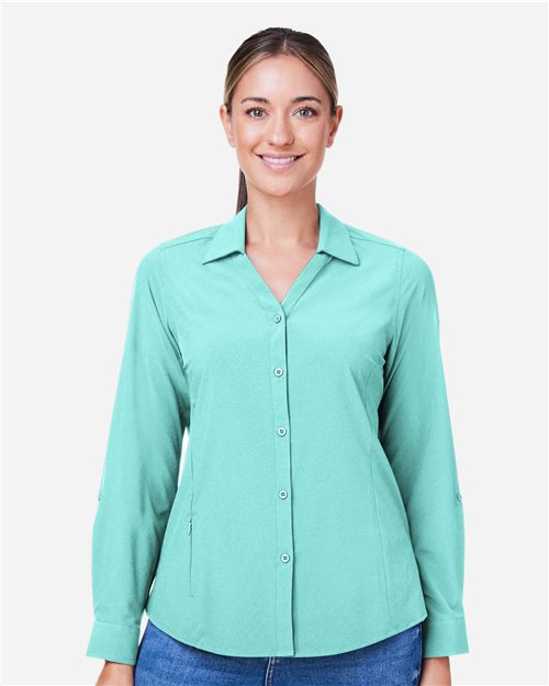 CORE365 CE510LW Women's Ultra UVP Marina Shirt