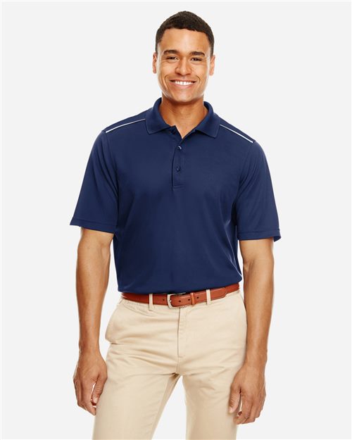 CORE365 88181R Men's Radiant Performance Piqué Polo with Reflective Piping