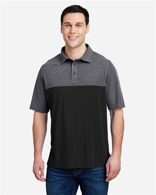 CORE365 CE112C Men's Fusion ChromaSoft Colorblock Polo