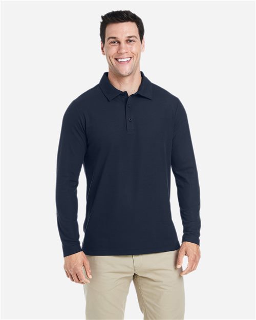 CORE365 CE112L Men's Fusion ChromaSoft Long Sleeve Pique Polo