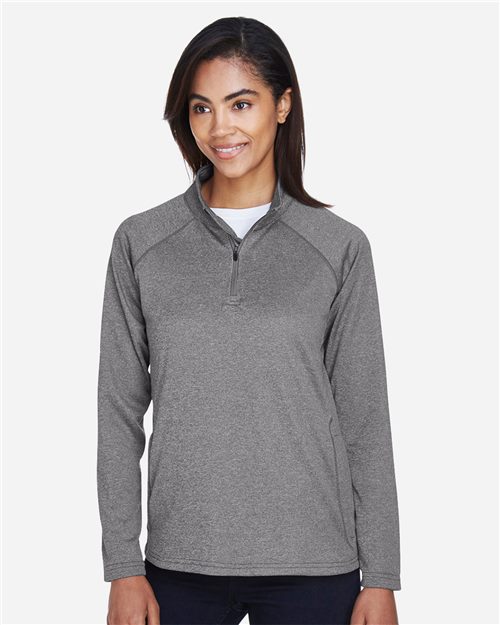 Devon & Jones DG440W Women's Stretch Tech-Shell Compass Quarter-Zip Pullover