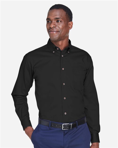 Harriton M500 Men's Easy Blend Twill Shirt