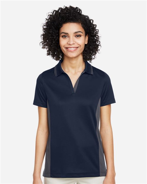 Harriton M386W Women's Flash Snag Protection Plus IL Colorblock Polo