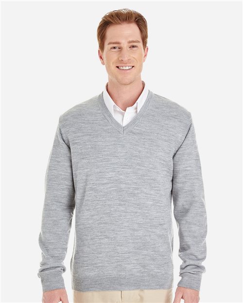 Harriton M420 Men's Pilbloc V-Neck Sweater