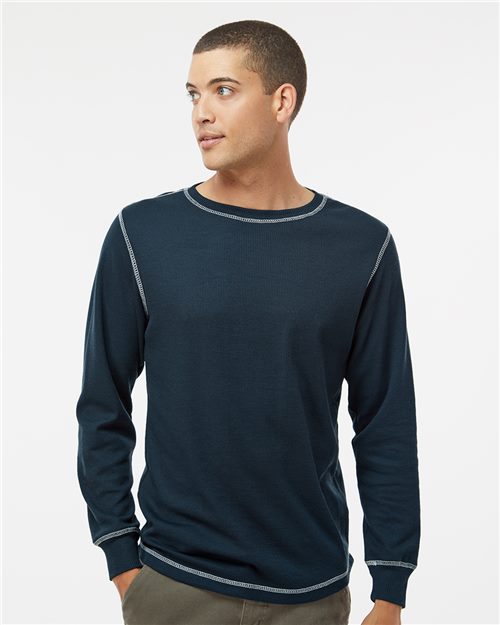 J. America 8238 Men's Vintage Thermal Long Sleeve T-Shirt