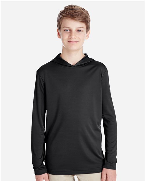 Team 365 TT41Y Youth Zone Performance Hooded T-Shirt