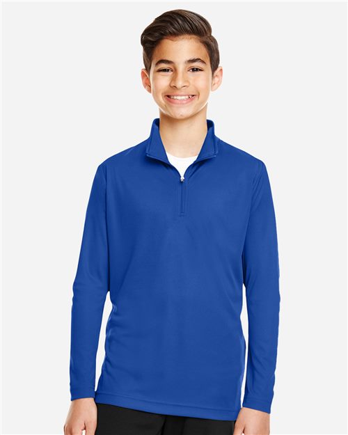Team 365 TT31Y Youth Zone Performance Quarter-Zip Pullover