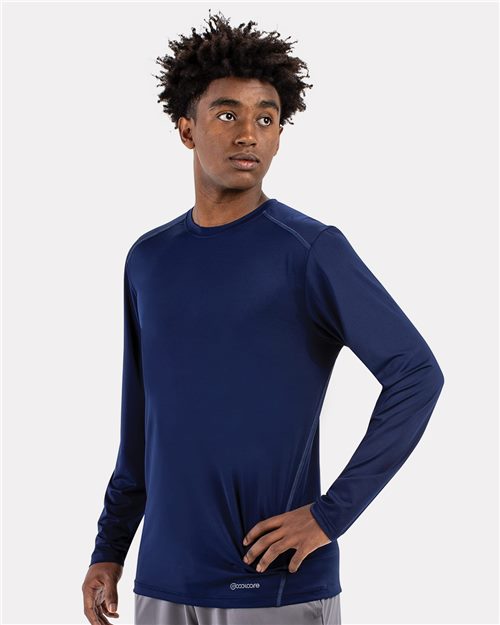 Holloway 222138 Unisex Essential Long Sleeve T-Shirt Powered By Coolcore