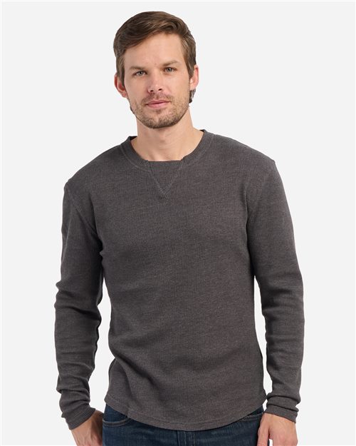 Boxercraft BM3103 Men's Waffle Knit Long Sleeve T-Shirt