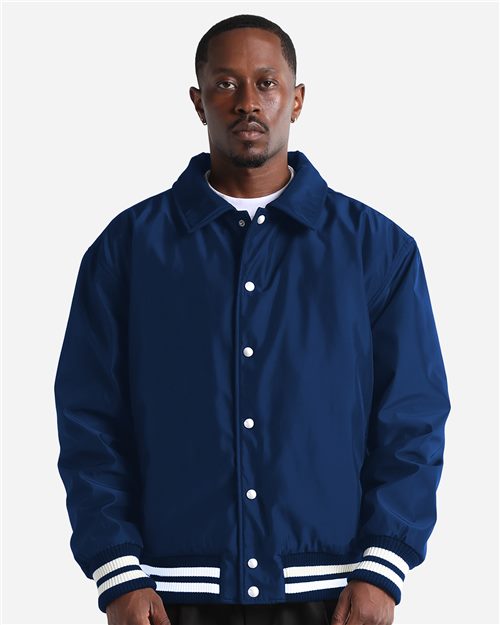 Shaka Wear SHCVBJ Unisex Collared Varsity Jacket