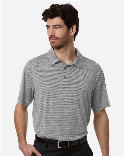 Team 365 TT125 Men's Relay Heathered Stripe Polo