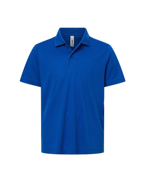 CORE365 CE108Y Youth Nova Performance Pique Polo