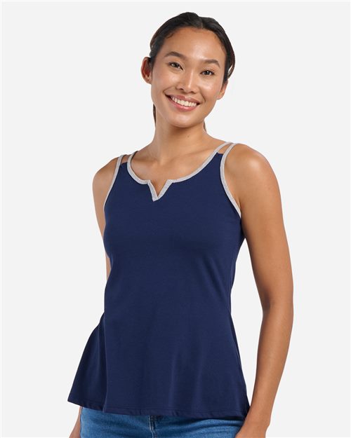 Boxercraft BW2506 Women's Split Shoulder Tank Top
