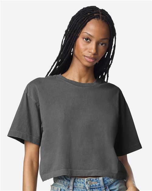 American Apparel 1302GD Women's Garment-Dyed Heavyweight Cropped Tee