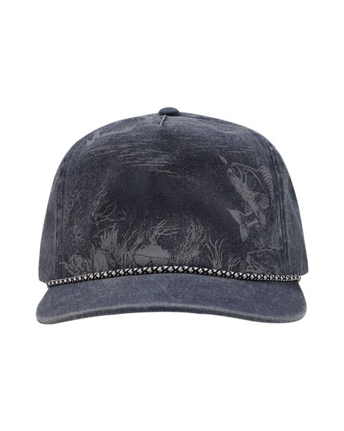 DRI DUCK 3334 Walleye Nature Scene Cap