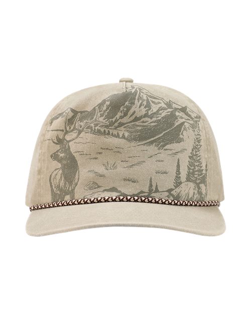 DRI DUCK 3338 Elk Nature Scene Cap