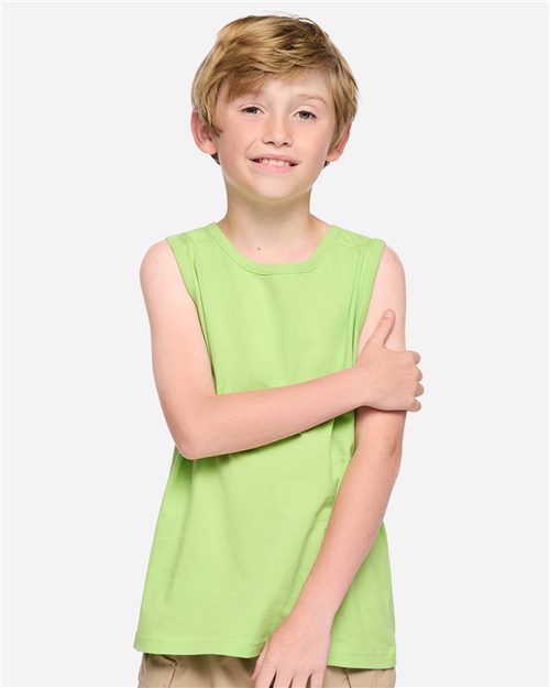 LAT 6123 Youth Fine Jersey Tank