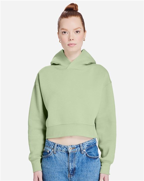Lane Seven LS88001 Women's Relaxed Cropped Hoodie Sweatshirt
