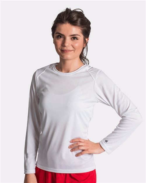 Badger 4164 Women's B-Core Long Sleeve T-Shirt