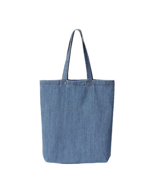 Liberty Bags 7761A Cotton Denim Gusseted Tote Bag