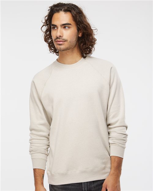 Independent Trading Co. PRM30SBC Unisex Special Blend Raglan Crewneck Sweatshirt