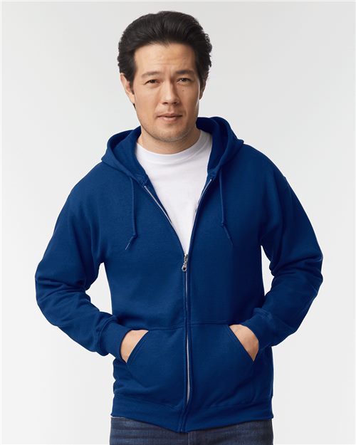 Gildan 18600 Unisex Heavy Blend Full-Zip Hooded Sweatshirt