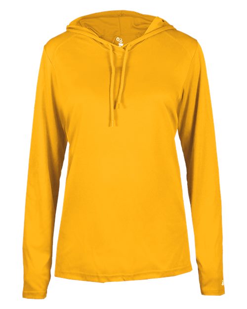 Badger 4165 Women's B-Core Long Sleeve Hooded T-Shirt