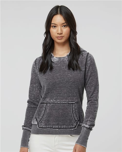 J. America 8912 Women's Zen Fleece Hooded Sweatshirt