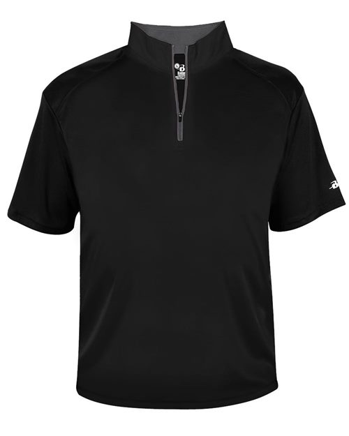Badger 4199 Men's B-Core Short Sleeve Quarter-Zip